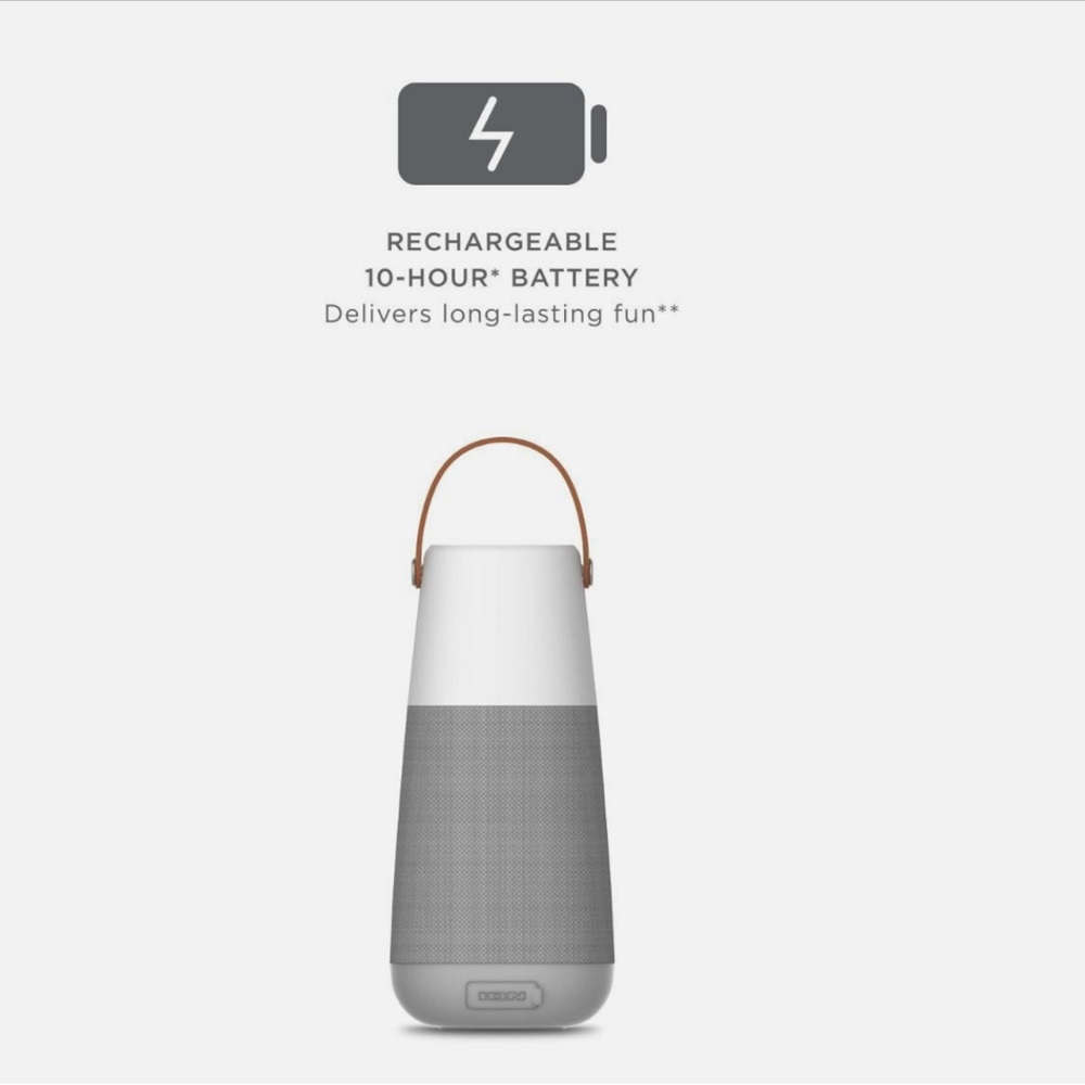 ION Bright Max 360° Bluetooth Speaker, LED Lighting, Multi-Sync, Ambient Sounds - Picture 9 of 9